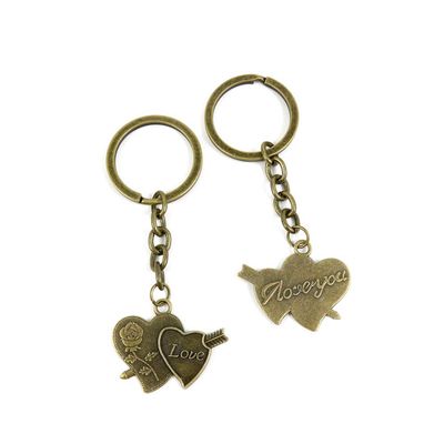 5 Items Keychain Keyring Key Tags Chains Rings Jewelry Bag Charms O3MN7 Arrows of Love