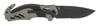 Smith & Wesson 8in High Carbon S.S. Spring Assisted Folding Knife with 3.25in Serrated Drop Point Blade and Rubberized Aluminum Handle for Outdoor Survival and EDC view 2
