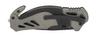 Smith & Wesson 8in High Carbon S.S. Spring Assisted Folding Knife with 3.25in Serrated Drop Point Blade and Rubberized Aluminum Handle for Outdoor Survival and EDC view 4