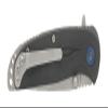 Smith & Wesson Nylon Blue 6in High Carbon S.S. Folding Knife with 2.75in Tanto Point Blade and Glassfilled Nylon Handle for Outdoor Survival, Camping and EDC view 4