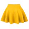 MBJ WB669 Womens Basic Versatile Strechy Flare Skater Skirt XS Yellow view 3