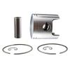 Asaki Piston Kit Compatible with Ski-Doo Formula III 600 LT Snowmobile 09-774 420887437 Std with Ring view 4