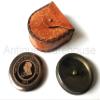 Marine Collection Mart Maritime Handmade Brass Working Compass with Leather Case Victorian Pocket Compass 1875 view 3