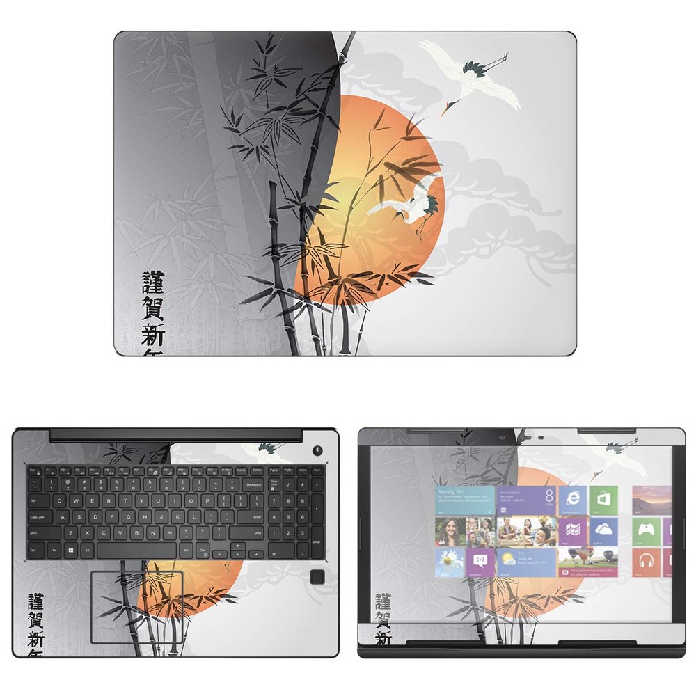 Decalrus - Protective Decal Asian Inspired Skin Sticker for Dell Latitude 15 3590 (15.6" Screen) case Cover wrap DElatitude15_3590-135