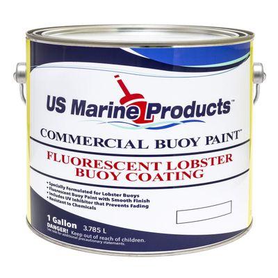 US Marine Products LLC Fluorescent Lobster Buoy Paint Rocket Red Gallon
