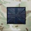 BritKitUSA Blackout Large UK Flag Patch 5" x 3" SAS SBS SRR SFSG USKSF Police Ghost SWAT view 1