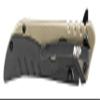 Smith & Wesson M&P 7.75in High Carbon S.S. Ultra-Glide Folding Knife with 3.5in Clip Point Blade and Overmold Handle for Outdoor Survival, Camping and EDC view 4