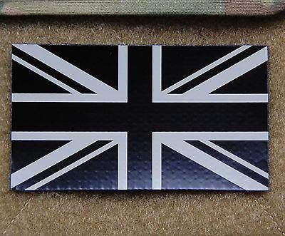 BritKitUSA IR Infrared UK Union Flag Patch - Tan & Black