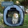 K9 Sport Sack K9 Kennel Portable Pop-Up Tent, Grey - Small (20" L x 20" W x 20" H) - for Indoor & Outdoor Use + Travel - Includes Carry Bag & Four Stakes view 3