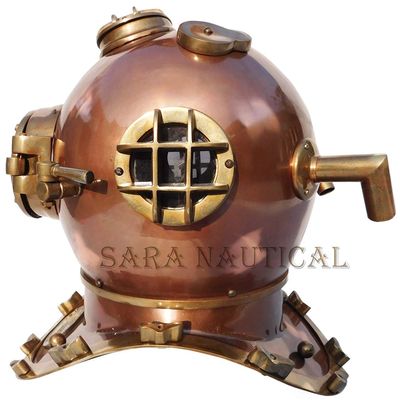 MAXNAUTICALMART Vintage U.S Navy Diving Helmet Maritime Mark V Decorative 18'' Diving Helmet