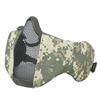 AOUTACC Airsoft Mask, Half Face Mesh Masks with Ear Protection Tactical Paintball Mask for CS/Hunting/Paintball/Shooting (ACU) view 1