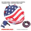 Sportsstuff Stars and Stripes Kit, 1 Rider Towable Tube with Rope and Pump view 2