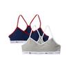 Tommy Hilfiger Kids Girl's 2-Pack Solid Bra (Little Kids/Big Kids) Flag Blue Small (6-7 Little Kids) view 1
