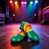 Amosfun 1 Pair Clown Dress up Shoes Padding Clock Replacement Unisex Party Clown Shoes Party Hats for Adults Carnival Board Roman Iron Performance Props Universal Men and Women view 4