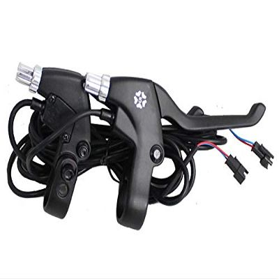 HALLOMOTOR Black Aluminum Alloy Brake Line Lever for Electric Bike, Ebike Brake Line Lever, Electric Scooter Brake Line Lever