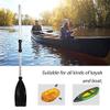 SOULONG Marine Kayak Paddle, 2Pcs Aluminium Alloy Detachable Lightweight Ribbed Blade Kayak Paddles Boat Oars, Portable Detachable Lightweight Boat Kayak view 2