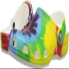 Crocs unisex child Classic Tie Dye Clog, Multi, 6 Big Kid view 1