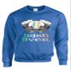 ALLNTRENDS Adult Sweatshirt Irish Liver St Patrick's Day Party Fun Shamrock Top (M, Royal Blue)