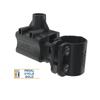 ABUS Ultimate 420 U-Lock + USH Bracket - Bike Lock with Round Shackle and Bracket - ABUS Security Level 12-140 mm Shackle Height, Black view 4