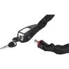 ABUS Catena 6806K Chain Lock - Lightweight Hardened Steel Bike Lock with Fashionable Textile Tube - ABUS Security Level 6-110 cm - Black view 3