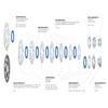Miche Primato 10 Speed Cassette, Silver, 11/27t, Compatible with Shimano HG view 3