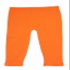 Silky Toes Baby Leggings, Toddler Seamless Soft Cotton Knit Pants for Girls and Boys (2-4 Years, Orange) view 1