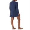 Amazon Essentials Women's Piped Nightshirt (Available in Plus Size), Washed Navy, Medium view 2
