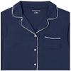 Amazon Essentials Women's Piped Nightshirt (Available in Plus Size), Washed Navy, Medium view 4