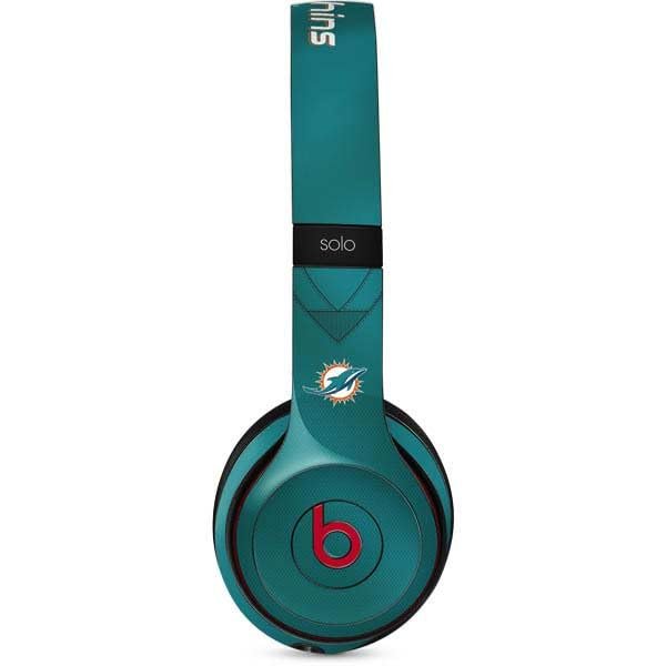 Skinit Decal Audio Skin Compatible with Beats Solo 3 Wireless - Officially Licensed NFL Miami Dolphins Team Jersey Design