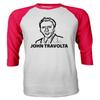 Baku Apparel Hollywood Actor Nicolas Cage Movie 'Face Off' Men's Quarter Sleeve Raglan T-Shirt (Red, Medium) view 1