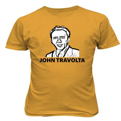 Baku Apparel Hollywood Actor Nicolas Cage Movie 'Face Off' Youth T-Shirt (Gold, Youth Large)