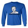 Baku Apparel Hollywood Actor Nicolas Cage Movie 'Face Off' Men's Long Sleeve T-Shirt (Royal, XX-Large) view 1