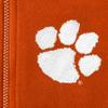 Little King NCAA Boys/Girls Toddler Full Zip Fleece Hoodie Sweatshirt with Embroidered Team Logo-Clemson-Orange-4T view 3