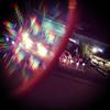 Alternative Imagination Clear Glasses with Diffraction Flip Lenses - For Festivals, Raves - Black Frame view 3