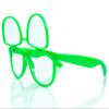 Alternative Imagination Starburst Diffraction Glasses - Clear Glasses with Diffraction Flip Lenses - See Lights Burst! Rave Accessories, Rave Essentials, Music Festivals - Green Frame view 4