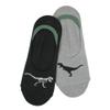 Foot Traffic Mens T-Rex Lowcut Liner Socks, The Cretaceous in Black/Grey, 2 Pack view 1