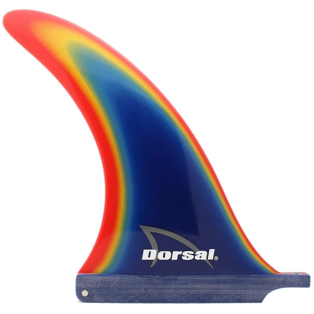 DORSAL Transition Blue Fiberglass SUP Surf Longboard Surfboard Fin - 8 Inch
