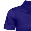 J. LOVNY Girl's Basic Casual Long Sleeve Roll Up Button Down Blouse Shirts Navy view 4