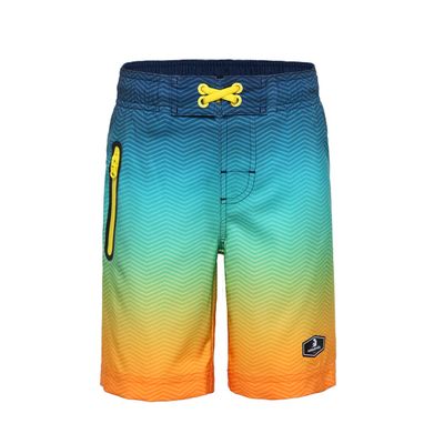 Rokka&Rolla Boys' 4-Way Stretch Swim Trunks Board Shorts Bathing Suit Swimwear with Mesh Lining, UPF 50+