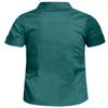J. LOVNY Girl's Basic Casual Long Sleeve Roll Up Button Down Blouse Shirts Teal view 3