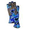 Fish Monkey SPF 50+ Four Way Stretch Quick Dry Breathable Half Finger Second Skin Fit Fishing Guide Gloves Superior Non Slip Grip for Men and Women view 3