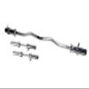Ader 47'' Solid Barbell Olympic Curl Bar 20'' Dumbbell Handle Combo Set view 1