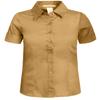 J. LOVNY Girl's Basic Casual Long Sleeve Roll Up Button Down Blouse Shirts Khaki view 1