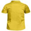 J. LOVNY Girl's Basic Casual Long Sleeve Roll Up Button Down Blouse Shirts Yellow view 3