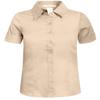 J. LOVNY Girl's Basic Casual Long Sleeve Roll Up Button Down Blouse Shirts view 1