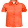 J. LOVNY Girl's Basic Casual Long Sleeve Roll Up Button Down Blouse Shirts view 1