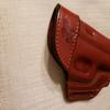 Braids Holsters Brown Leather OWB Belt Holster Choose Gun & Left or Right Hand (Handing:Right; Select Gun:Taurus TCP;) view 4