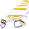 ISOP Rope Ladder for Kids or Adults 15 Ft | Indoor/Certified Outdoor Ladders for Homes, Treehouse, Playground & Climbing | Durable with 11kN Mounting Clips | Holds up to 2500 lb - Hanging Ladder view 4
