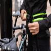Hiplok Spin Combination Locking Wearable Chain Lock SP1NY,Neon Yellow view 2