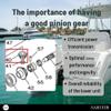 Pinion Gear Compatible with Yamaha Outboard 30/40 hp 66T-45551-00 13 Teeth view 4